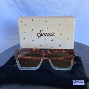 Sonix Sunnies Half and Half in Powder Tortoise